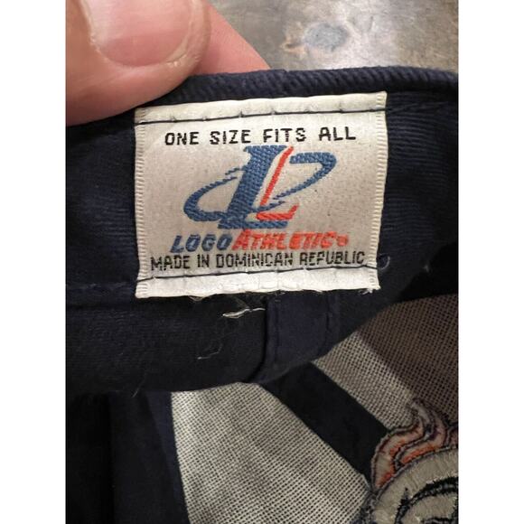 Vintage 90s Logo Athletic Mens Pro Line NFL Denver Broncos Strapback Hat Cap - Picture 9 of 9